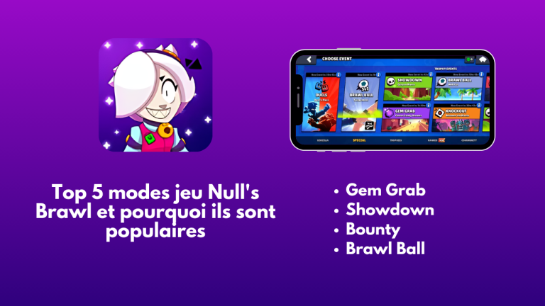 Top 5 modes jeu Null’s Brawl et pourquoi ils sont populaires